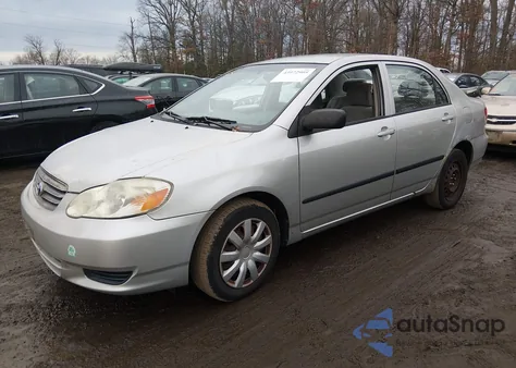 2003 Toyota Corolla Ce from USA, damaged, VIN 1NXBR32E03Z016961
